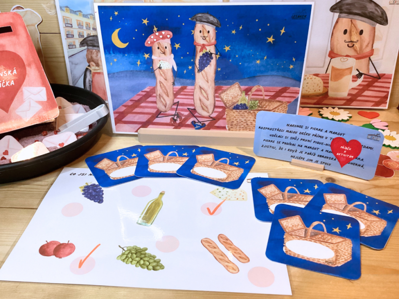 PIERRE A MARGOT VE MĚSTĚ LÁSKY- senzorické hraní - PDF: PDF