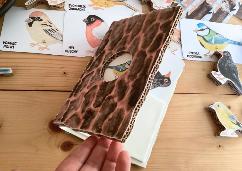 PTÁČCI NA KRMÍTKU - senzorické hraní - PDF: PDF