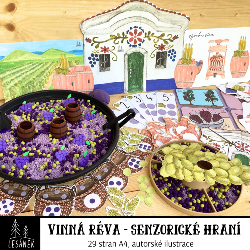 VINNÁ RÉVA - senzorické hraní - PDF: PDF