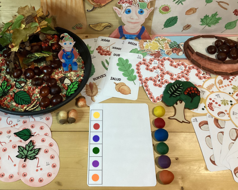 SKŘÍTCI OD JEŘABIN - senzorické hraní - PDF: POLOTOVAR 