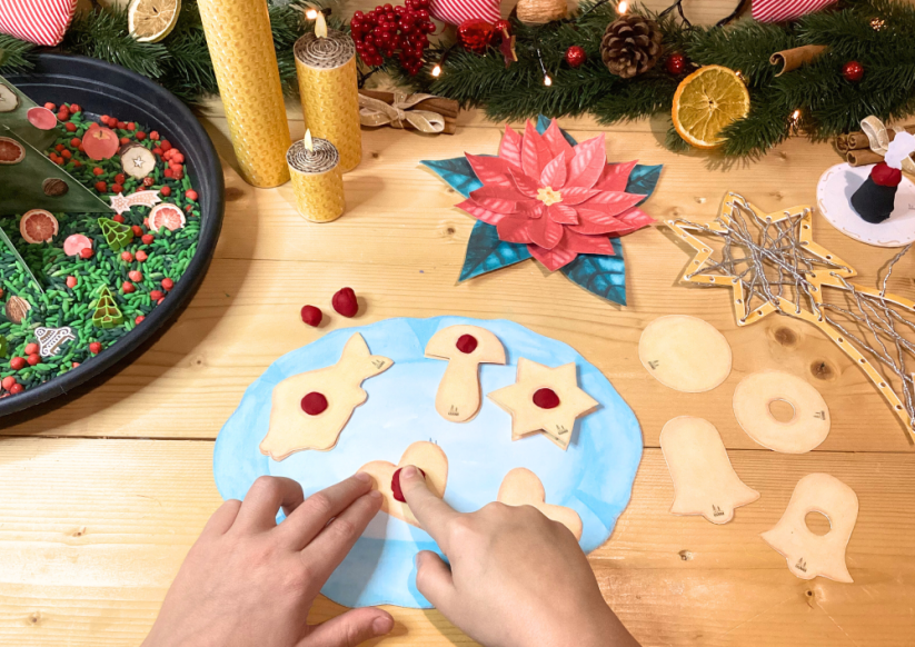 VÁNOČNÍ ZVYKY A TRADICE - SENZORICKÉ HRANÍ - PDF: PDF