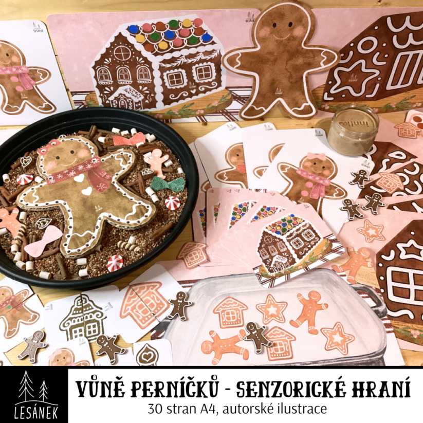 VŮNĚ PERNÍČKŮ - senzorické hraní - PDF: PDF