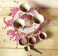 Kulatý stojánek Lesánek - multifunkční set