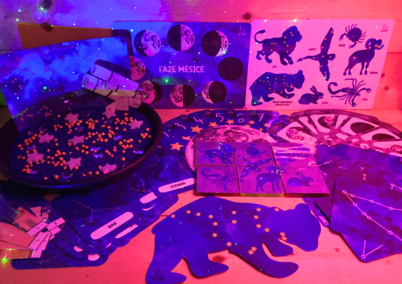 HVĚZDNÉ NEBE - senzorické hraní - PDF: PDF