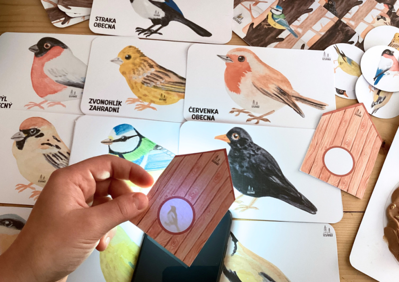 PTÁČCI NA KRMÍTKU - senzorické hraní - PDF: PDF
