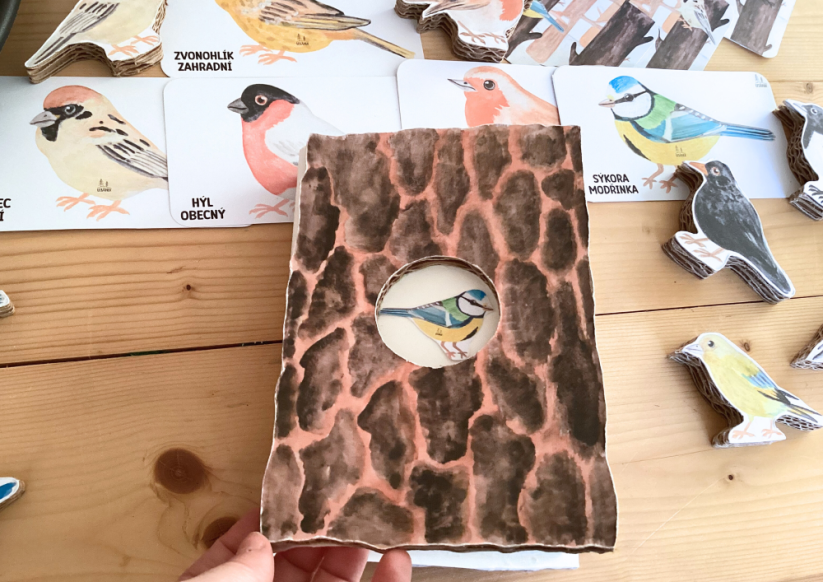 PTÁČCI NA KRMÍTKU - senzorické hraní - PDF: PDF