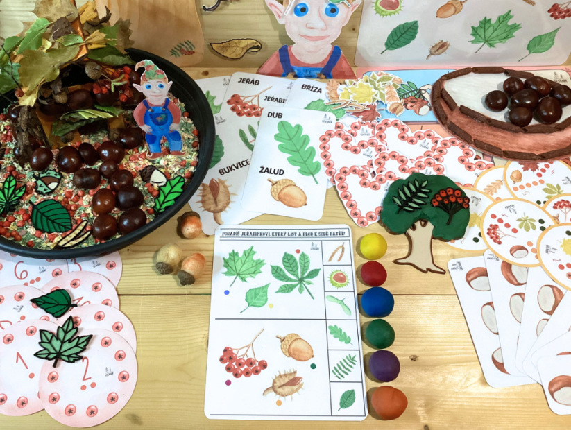 SKŘÍTCI OD JEŘABIN - senzorické hraní - PDF: POLOTOVAR 