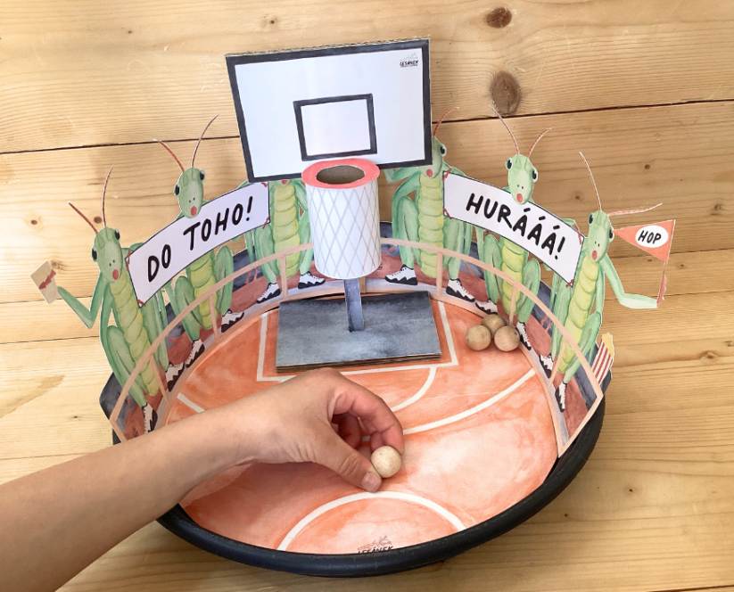 SKOČ NA BASKET S KOBYLKOU - aktivita do tácu