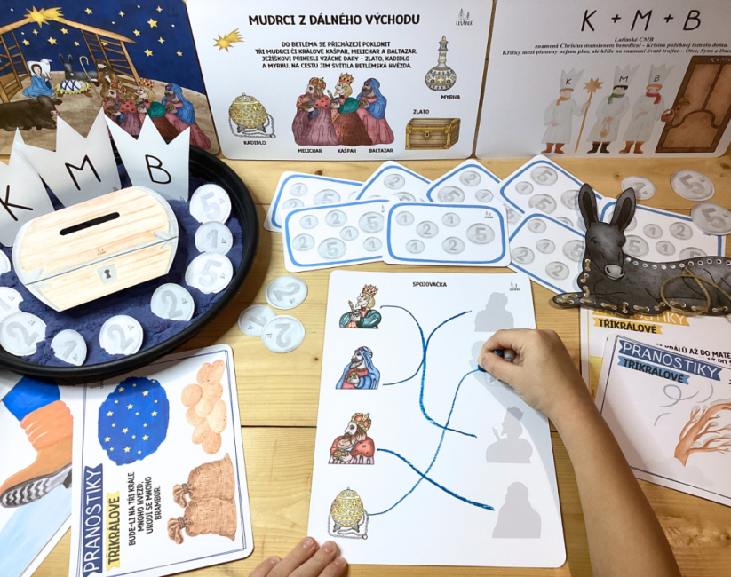 TŘÍKRÁLOVÉ PRANOSTIKY - SENZORICKÉ HRANÍ - PDF: POLOTOVAR 