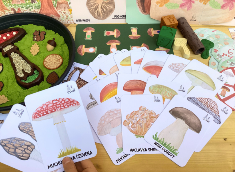 JEDLÉ A JEDOVATÉ HOUBY - senzorické hraní