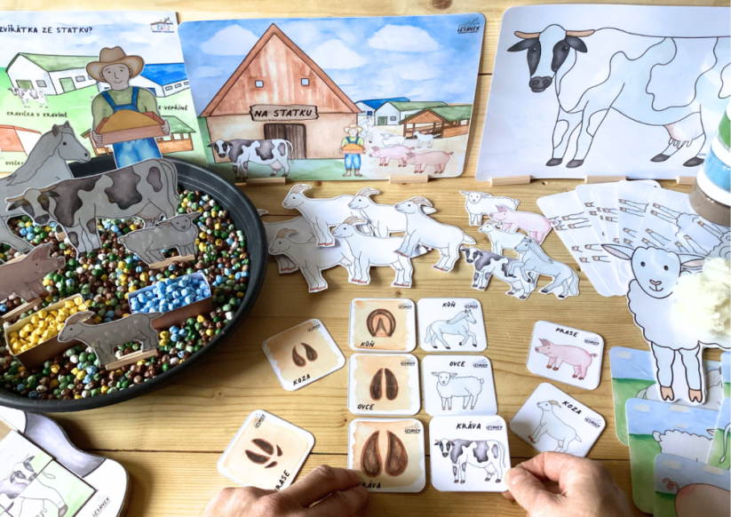 NA STATKU - senzorické hraní - PDF: POLOTOVAR 