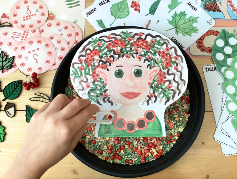 SKŘÍTCI OD JEŘABIN - senzorické hraní - PDF: POLOTOVAR 