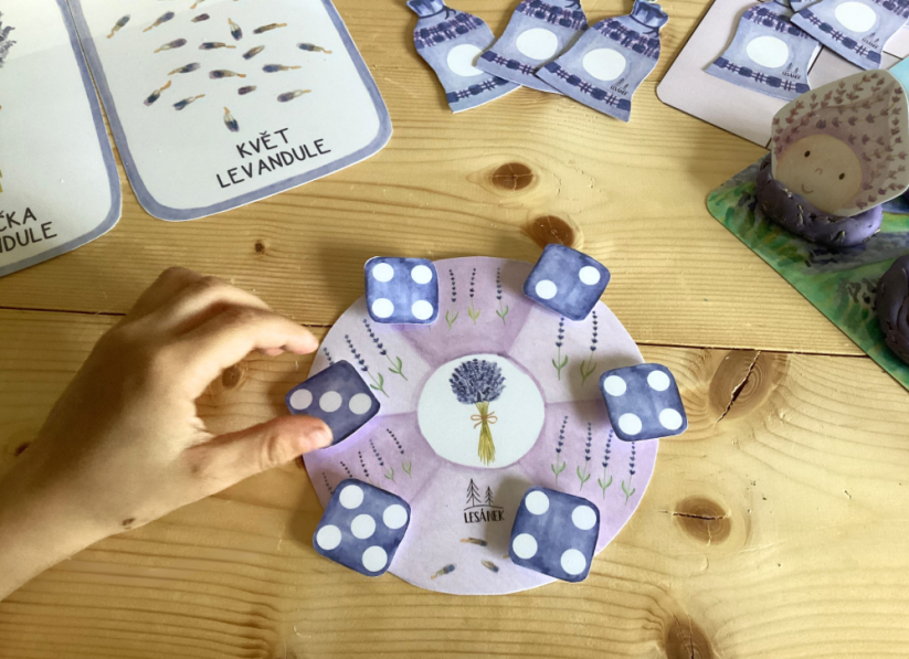 LEVANDULKY - senzorické hraní