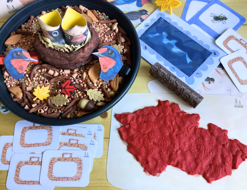 VLAŠTOVKY SE CHYSTAJÍ NA CESTU - senzorické hraní