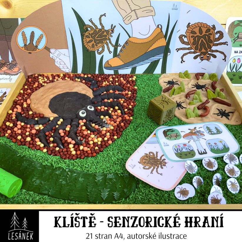 KLÍŠTĚ - senzorické hraní - PDF: PDF