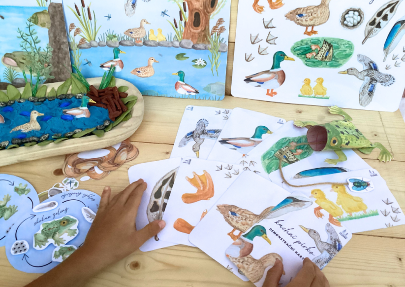 U RYBNÍKA - senzorické hraní