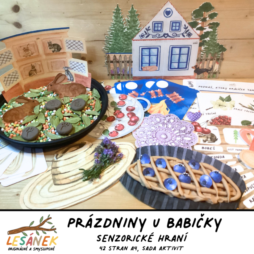 PRÁZDNINY U BABIČKY - SENZORICKÉ HRANÍ