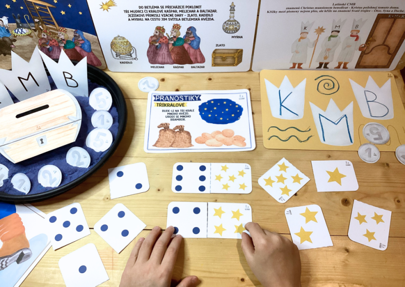 TŘÍKRÁLOVÉ PRANOSTIKY - SENZORICKÉ HRANÍ - PDF: POLOTOVAR 