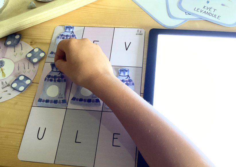 LEVANDULKY - senzorické hraní