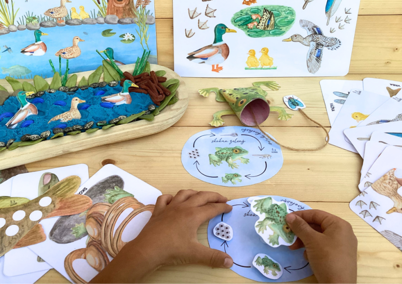 U RYBNÍKA - senzorické hraní