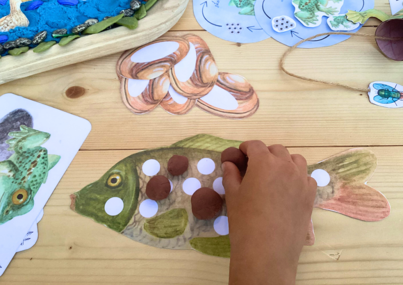 U RYBNÍKA - senzorické hraní