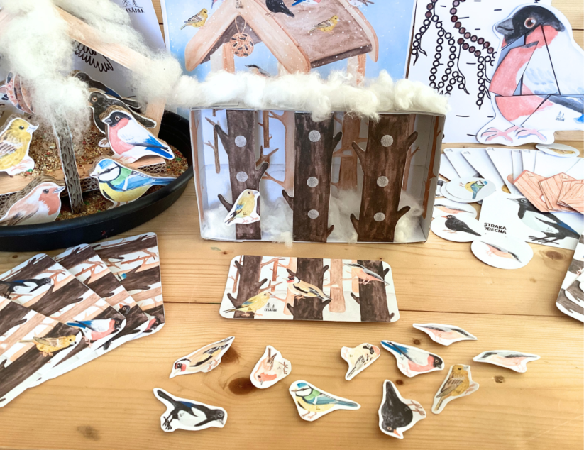 PTÁČCI NA KRMÍTKU - senzorické hraní - PDF: PDF