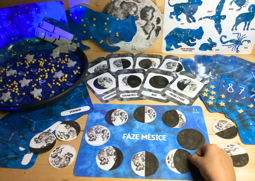 HVĚZDNÉ NEBE - senzorické hraní - PDF: PDF