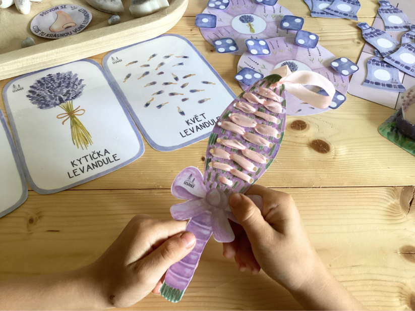 LEVANDULKY - senzorické hraní