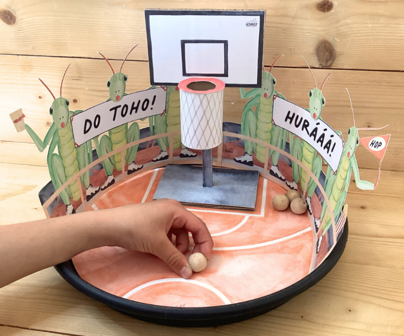 SKOČ NA BASKET S KOBYLKOU - aktivita do tácu