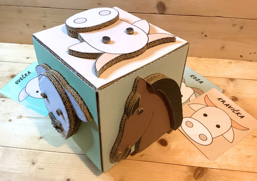 DOMÁCÍ ZVÍŘATA - HMATOVÉ HRY - PDF: POLOTOVAR 