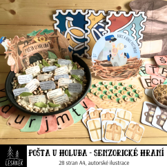 POŠTA U HOLUBA - senzorické hraní