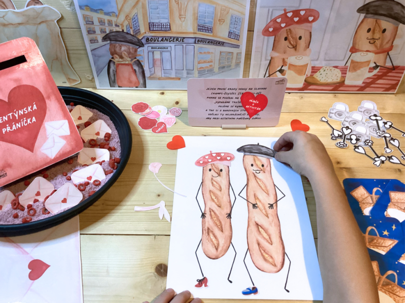 PIERRE A MARGOT VE MĚSTĚ LÁSKY- senzorické hraní - PDF: PDF