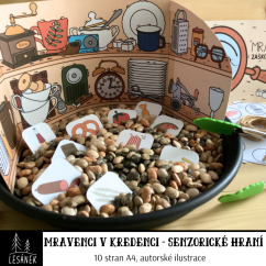 MRAVENCI V KREDENCI -senzorické hraní