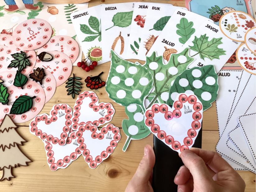 SKŘÍTCI OD JEŘABIN - senzorické hraní - PDF: POLOTOVAR 