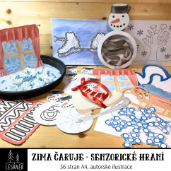 ZIMA ČARUJE - senzorické hraní