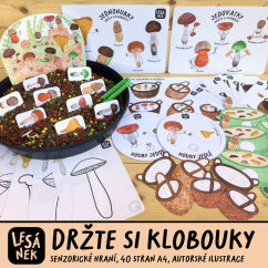 DRŽTE SI KLOBOUKY - SENZORICKÉ HRANÍ