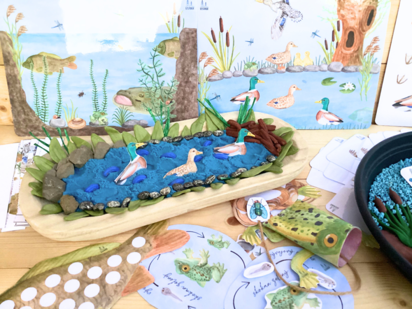 U RYBNÍKA - senzorické hraní