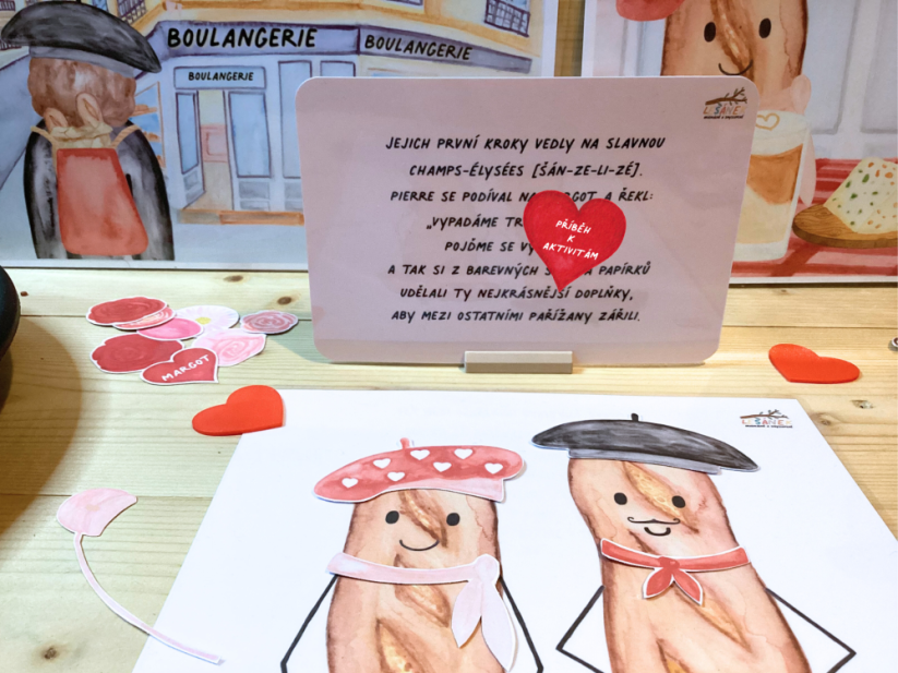 PIERRE A MARGOT VE MĚSTĚ LÁSKY- senzorické hraní - PDF: PDF