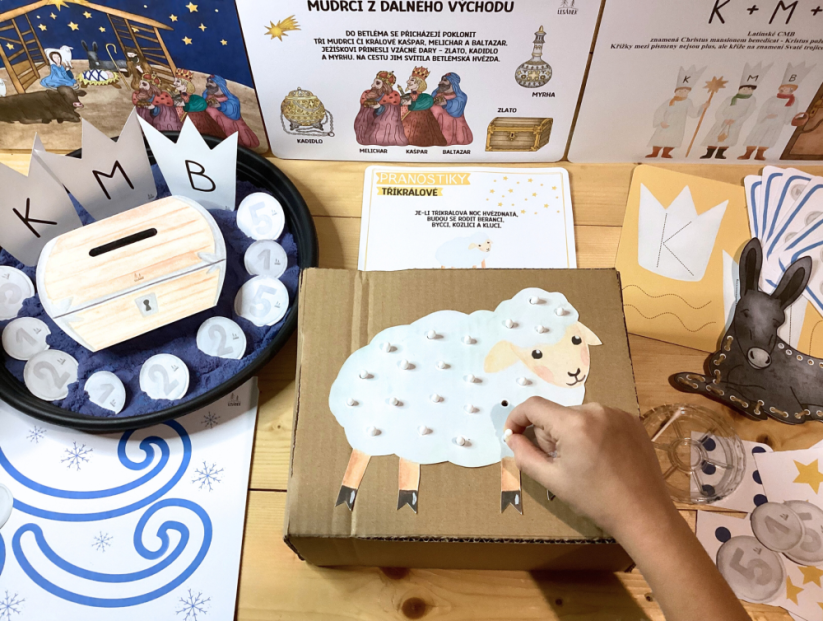 TŘÍKRÁLOVÉ PRANOSTIKY - SENZORICKÉ HRANÍ - PDF: POLOTOVAR 