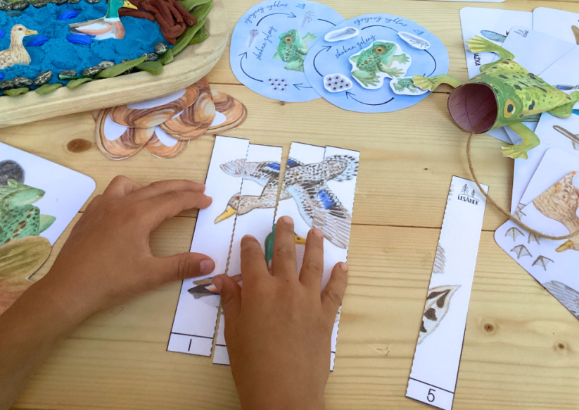 U RYBNÍKA - senzorické hraní