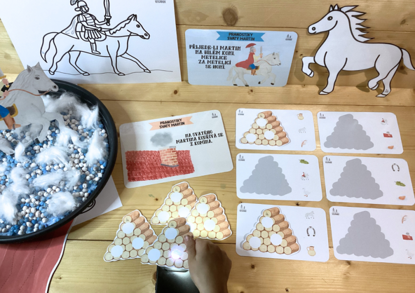 SVATÝ MARTIN - senzorické hraní - PDF: POLOTOVAR 