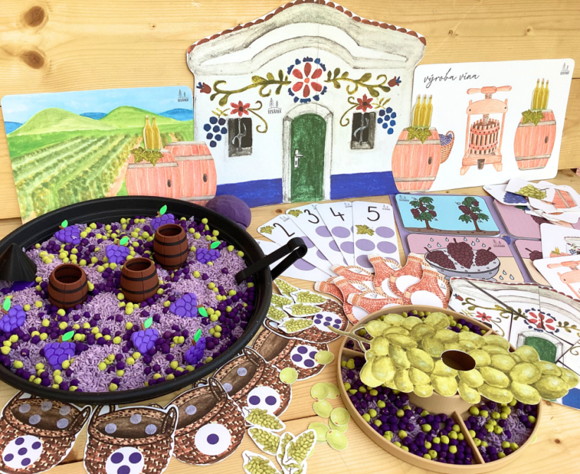 VINNÁ RÉVA - senzorické hraní - PDF: PDF