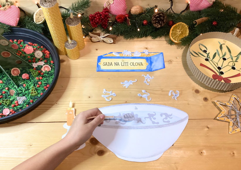 VÁNOČNÍ ZVYKY A TRADICE - SENZORICKÉ HRANÍ - PDF: PDF